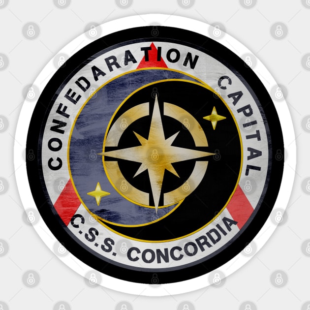 Wing Commander C.S.S. Concordia Sticker by Dojaja